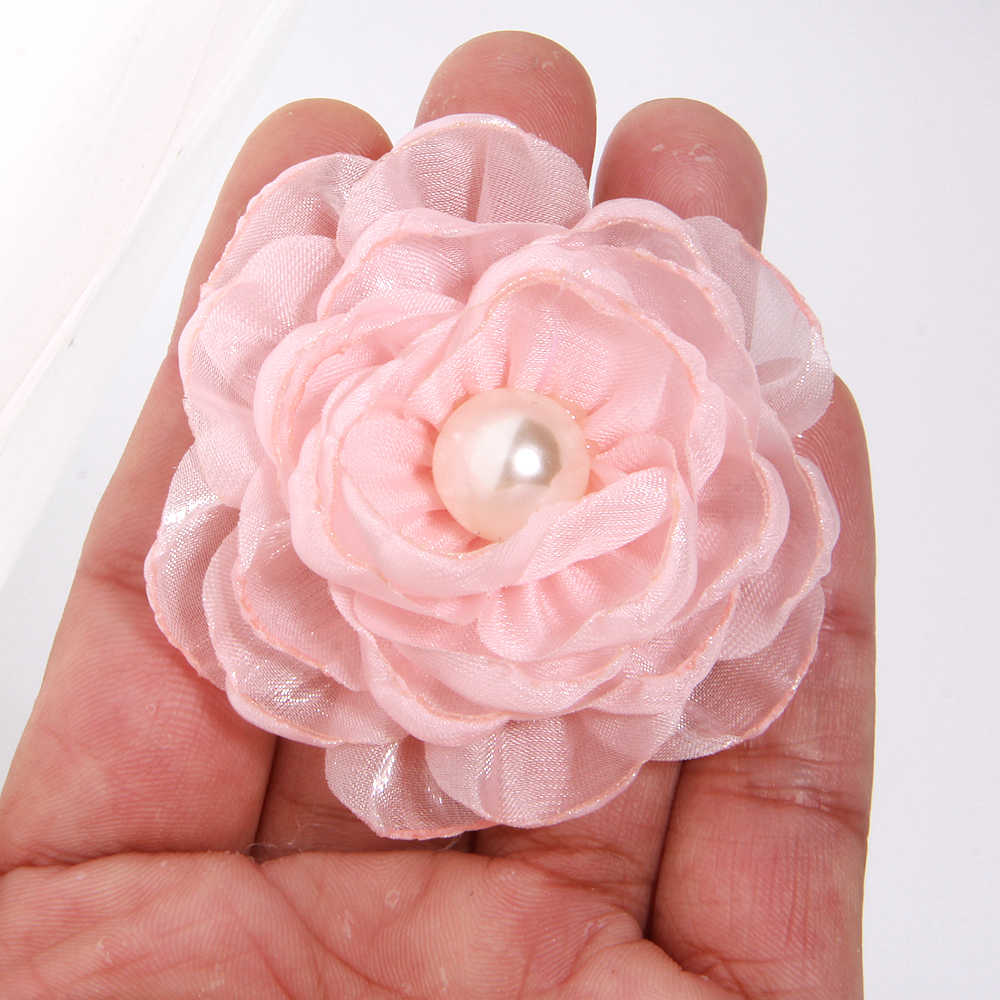 Baby Clothing Made In Usa - 10Pcs 6cm New three-dimensional pearl Camellia