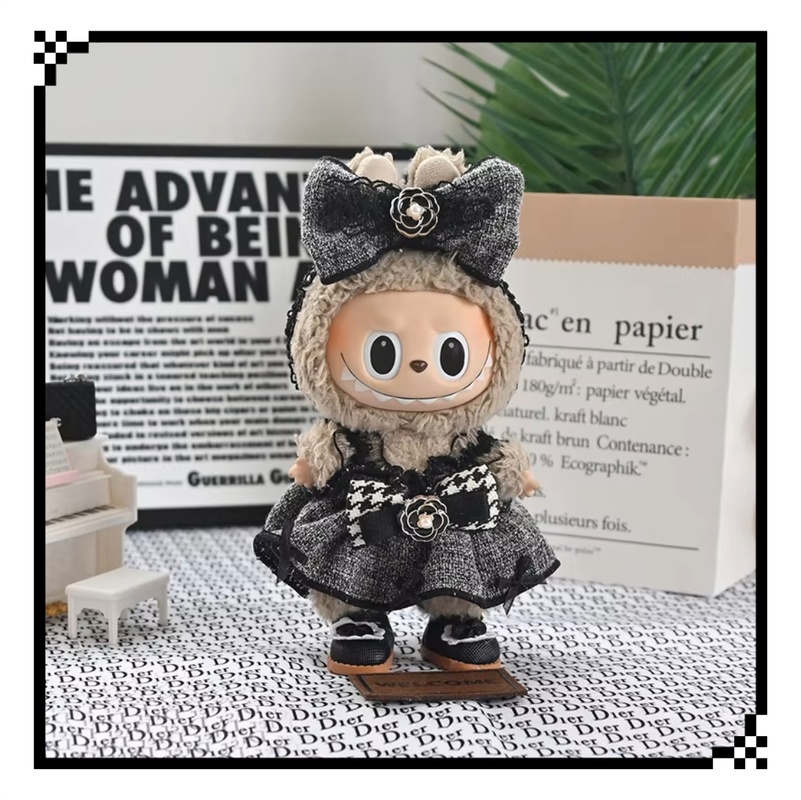 Newborn Gift Set - Only Doll Clothes 17cm Labubu Baby