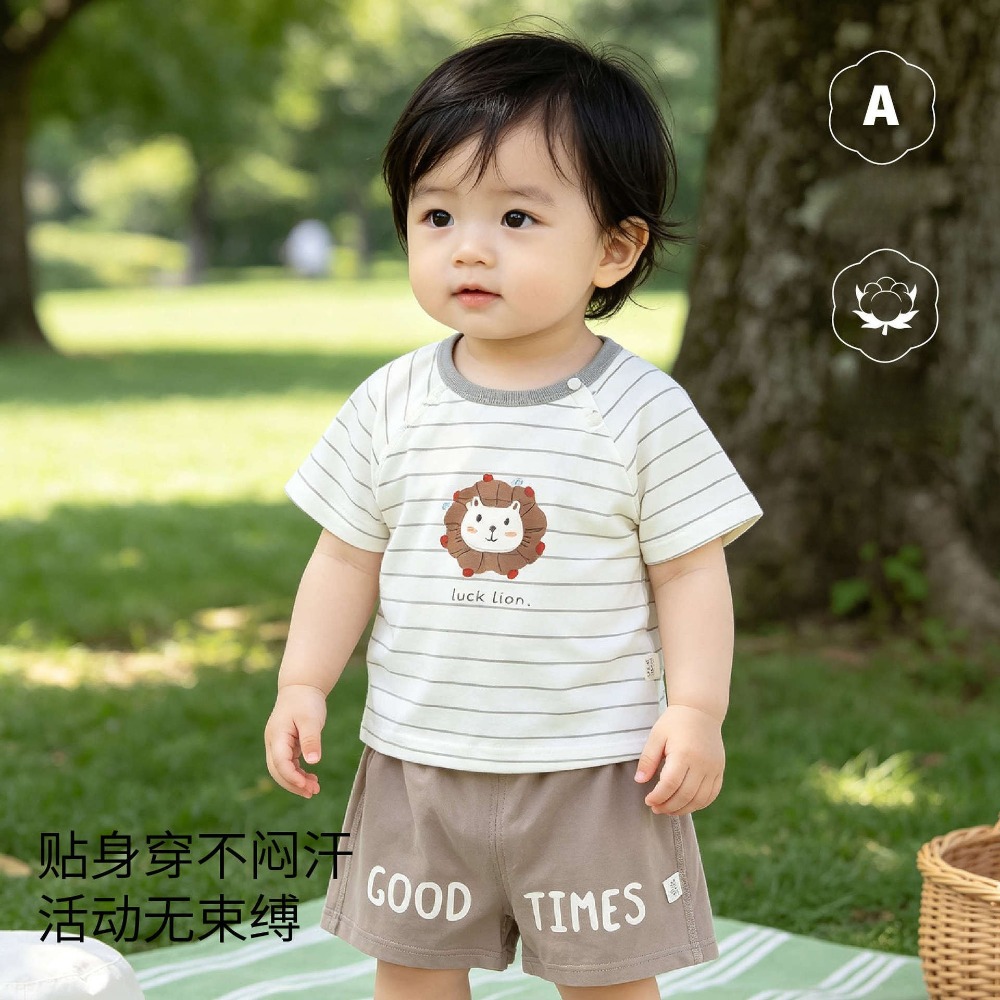 0-3 Year Old Baby Summer Short - Baby Clothing Made In Usa บทวิจารณ์และราคา