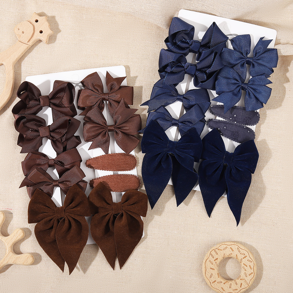 10Pcs/set Bows Hair Clip Set f - Newborn Gift Set บทวิจารณ์และราคา