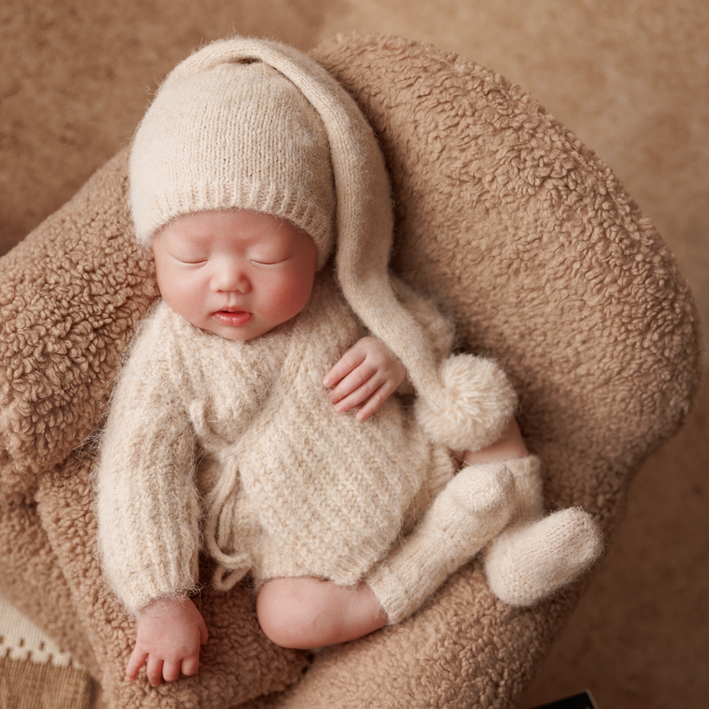 Knitted Newborn Photoshoot Out - Baby Clothing Newborn บทวิจารณ์และราคา