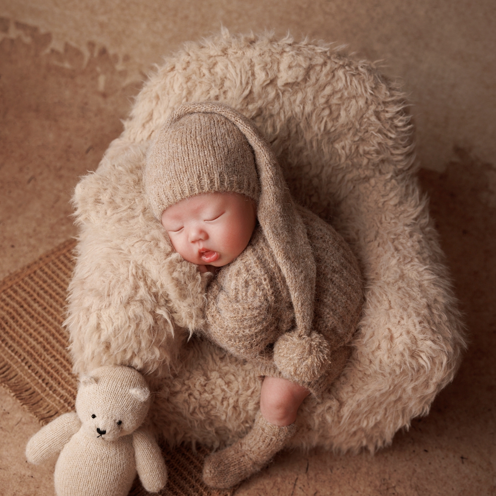 Knitted Newborn Photoshoot Out - Baby Clothing Newborn บทวิจารณ์และราคา