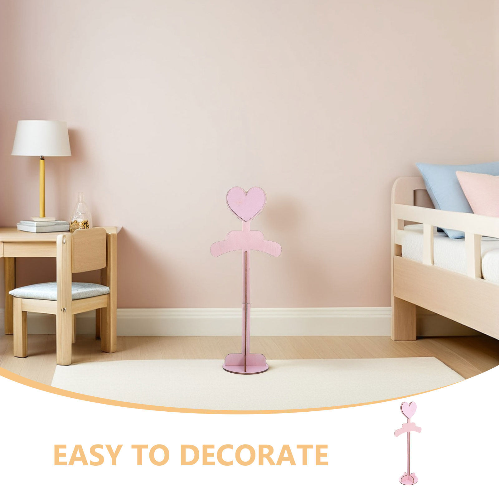 2Pcs Hand Assembled Solid Wood - Baby Clothing Display บทวิจารณ์และราคา