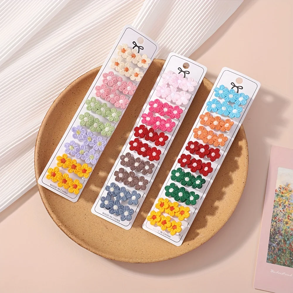 10Pcs/Set Baby Mini Flower Hai - Newborn Gift Set บทวิจารณ์และราคา