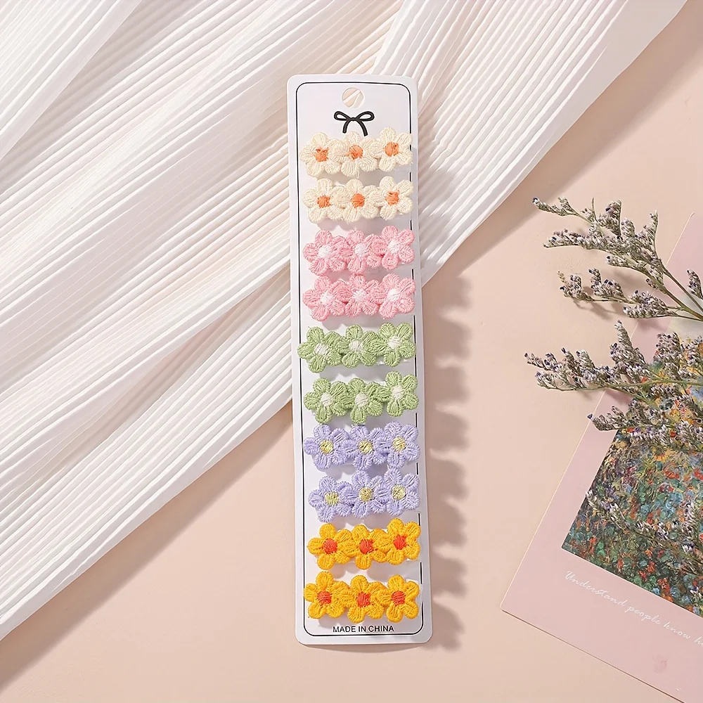 10Pcs/Set Baby Mini Flower Hai - Newborn Gift Set บทวิจารณ์และราคา