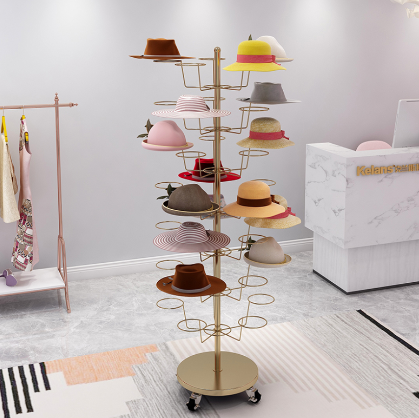 New hat display booth hat rack - Baby Clothing Display บทวิจารณ์และราคา