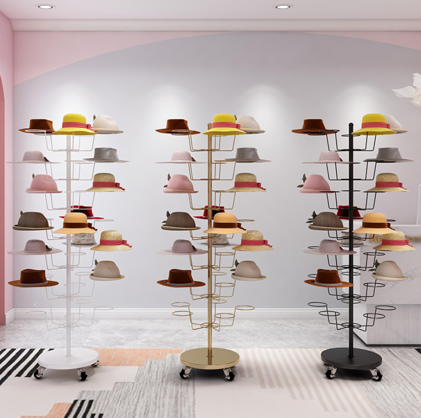 New hat display booth hat rack - Baby Clothing Display บทวิจารณ์และราคา
