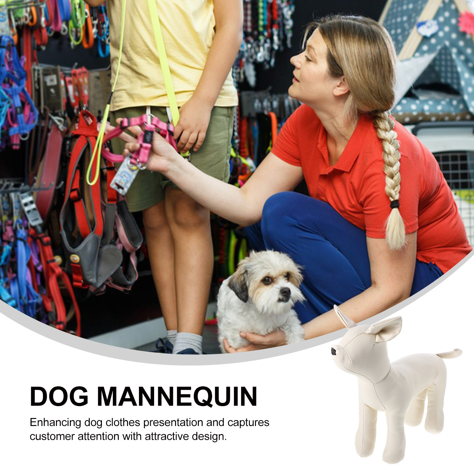 Sturdy Pet Dog Mannequin Reali - Baby Clothing Display บทวิจารณ์และราคา