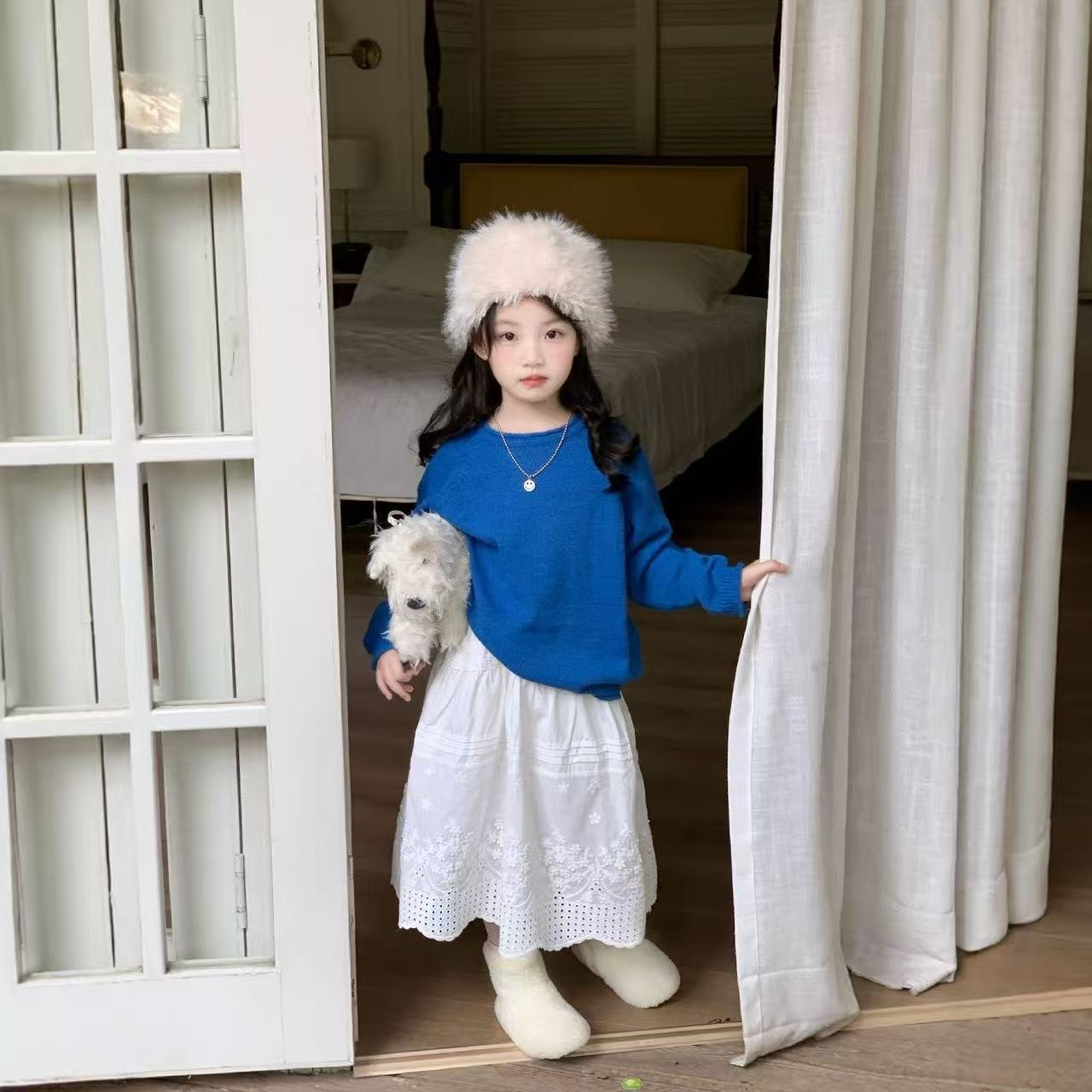 Spring Autumn Baby Girls Knitt - Baby Clothing Jumpers บทวิจารณ์และราคา