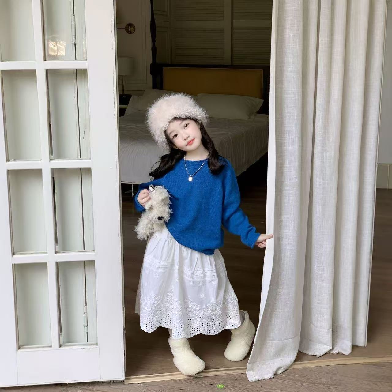 Spring Autumn Baby Girls Knitt - Baby Clothing Jumpers บทวิจารณ์และราคา