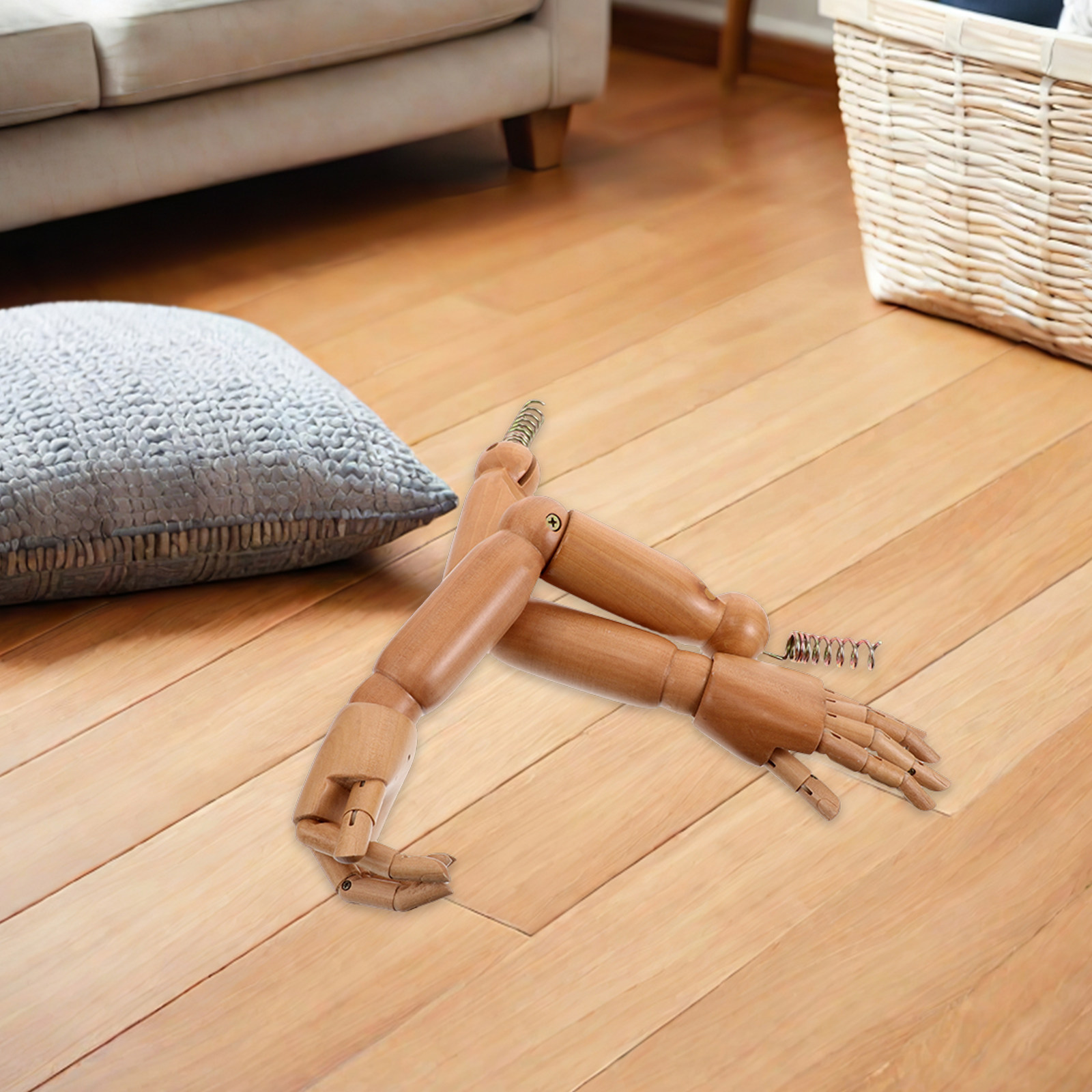 1Pair Bionic Wooden Mannequin  - Baby Clothing Display บทวิจารณ์และราคา
