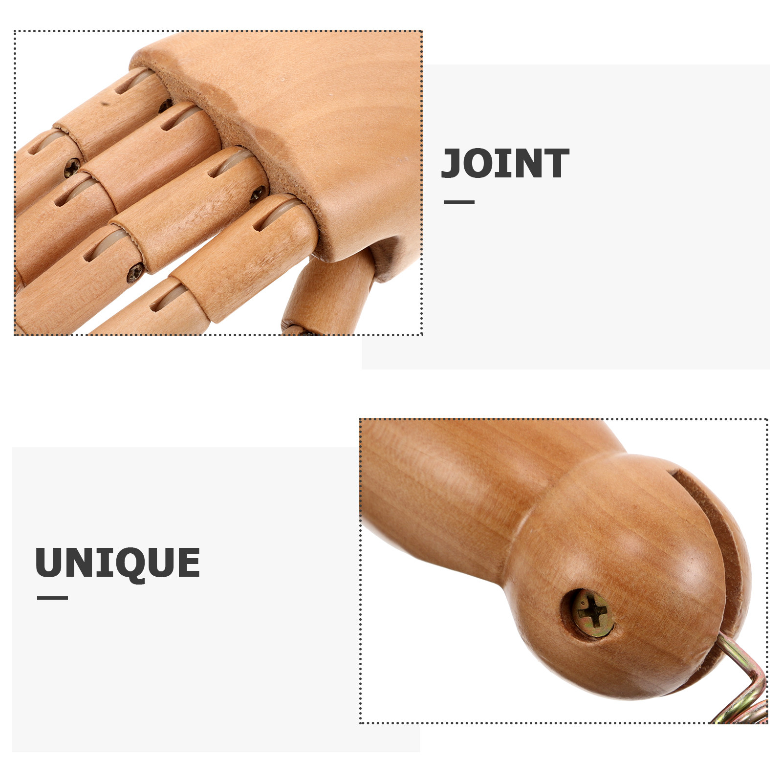 1Pair Bionic Wooden Mannequin  - Baby Clothing Display บทวิจารณ์และราคา