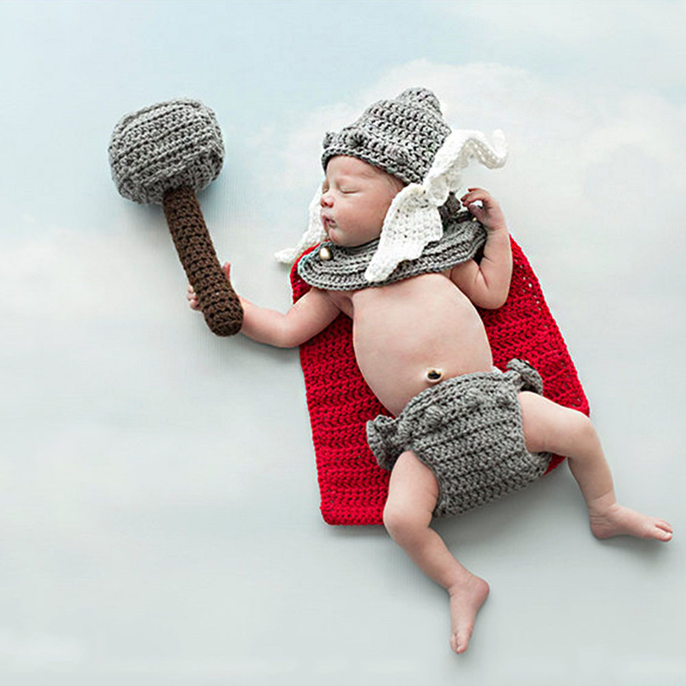 Newborn Photography Props Thor - Baby Clothing Newborn บทวิจารณ์และราคา