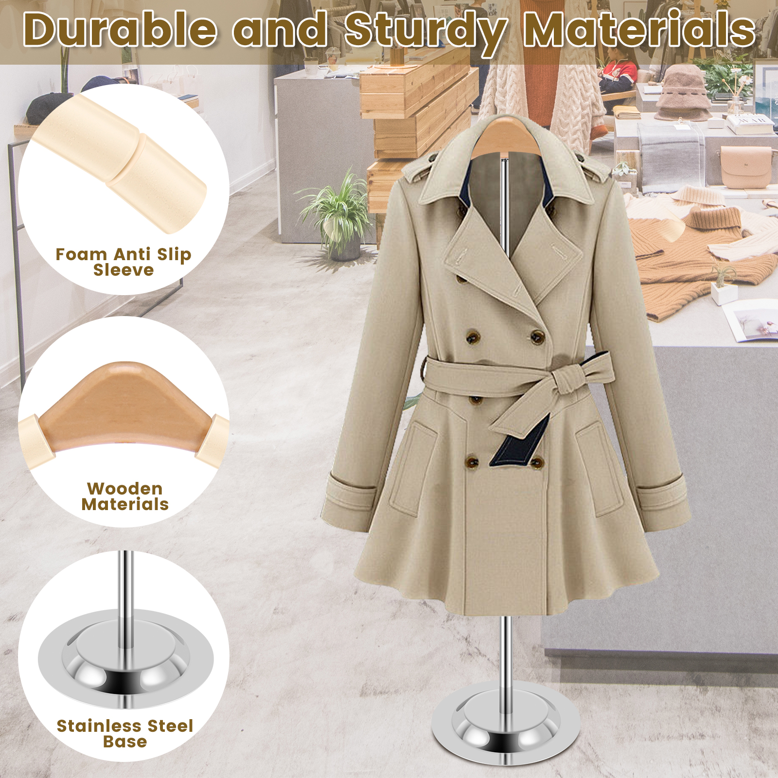 Adjustable T Shirt Display for - Baby Clothing Display บทวิจารณ์และราคา