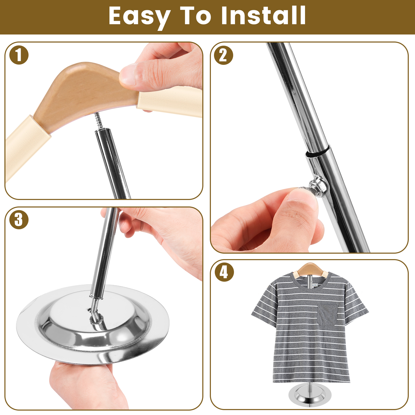Adjustable T Shirt Display for - Baby Clothing Display บทวิจารณ์และราคา