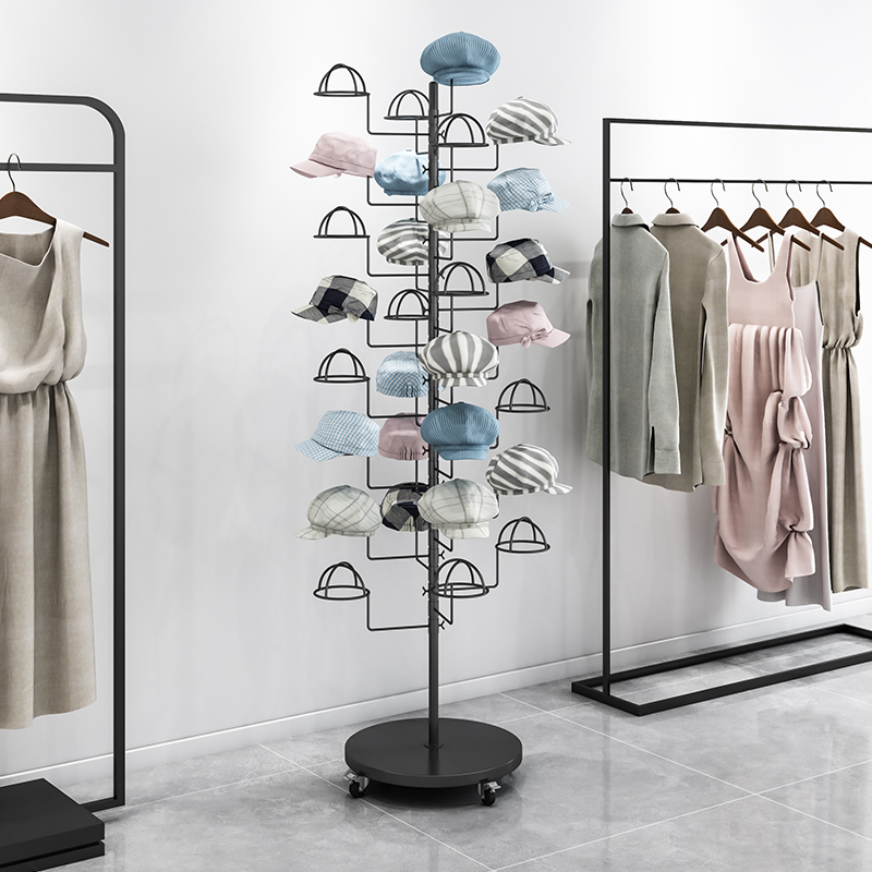 Hat display stand Floor-to-cei - Baby Clothing Display บทวิจารณ์และราคา
