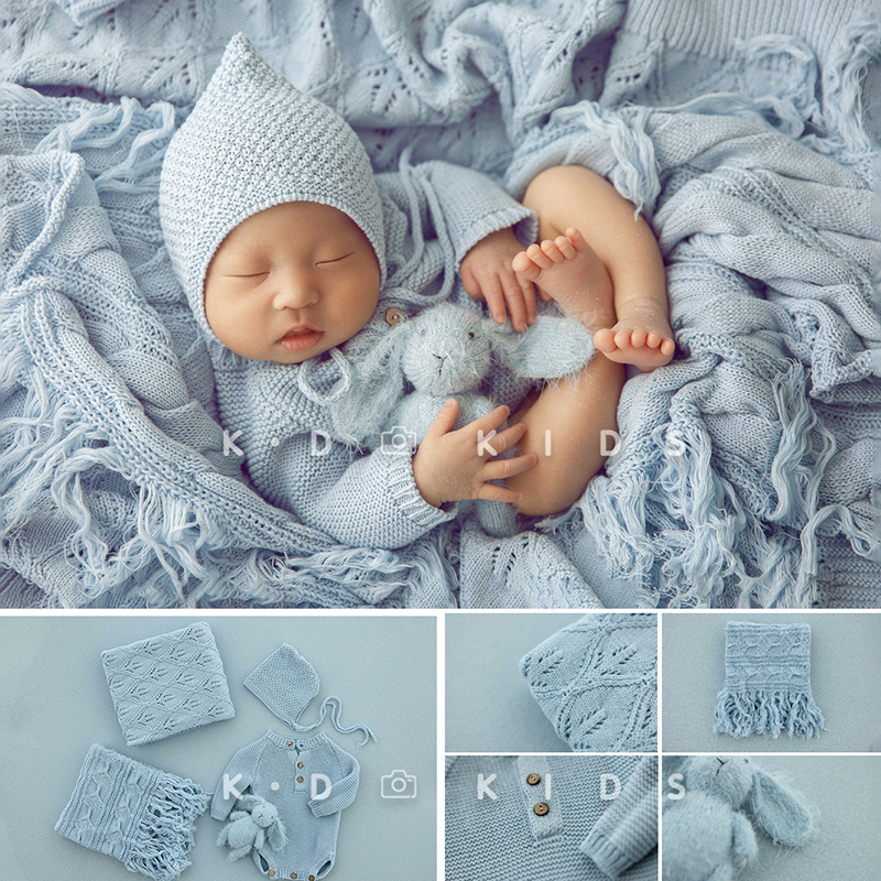 Knitted Baby Photography Cloth - Baby Clothing Newborn บทวิจารณ์และราคา