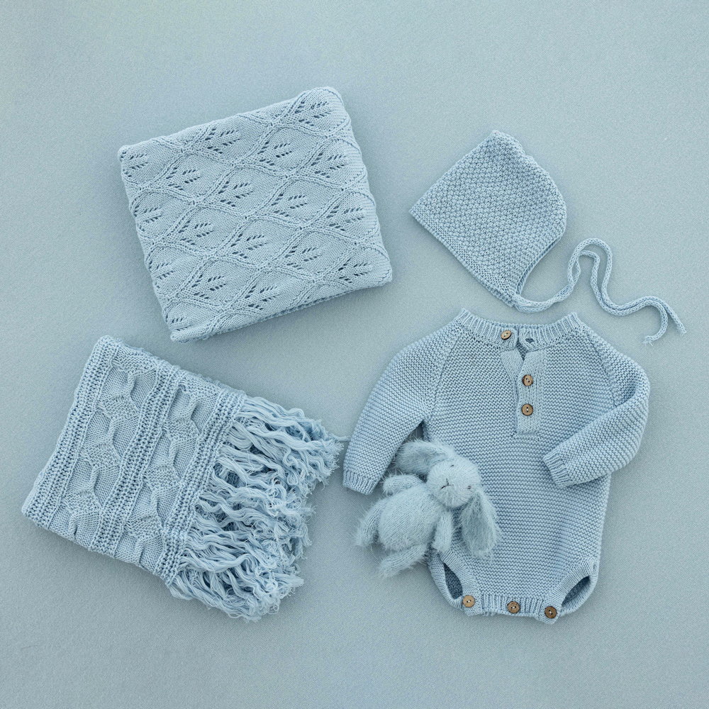 Knitted Baby Photography Cloth - Baby Clothing Newborn บทวิจารณ์และราคา